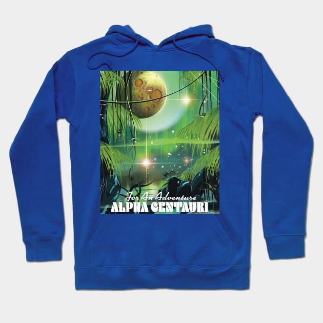 For an Adventure - Alpha Centauri space art. Hoodie by nickemporium1